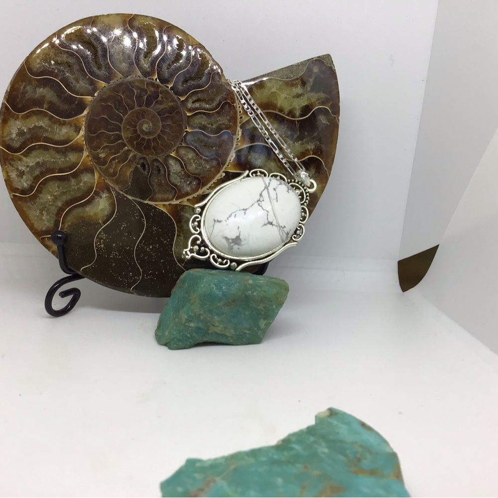 Howlite necklace - Picture 5 of 10